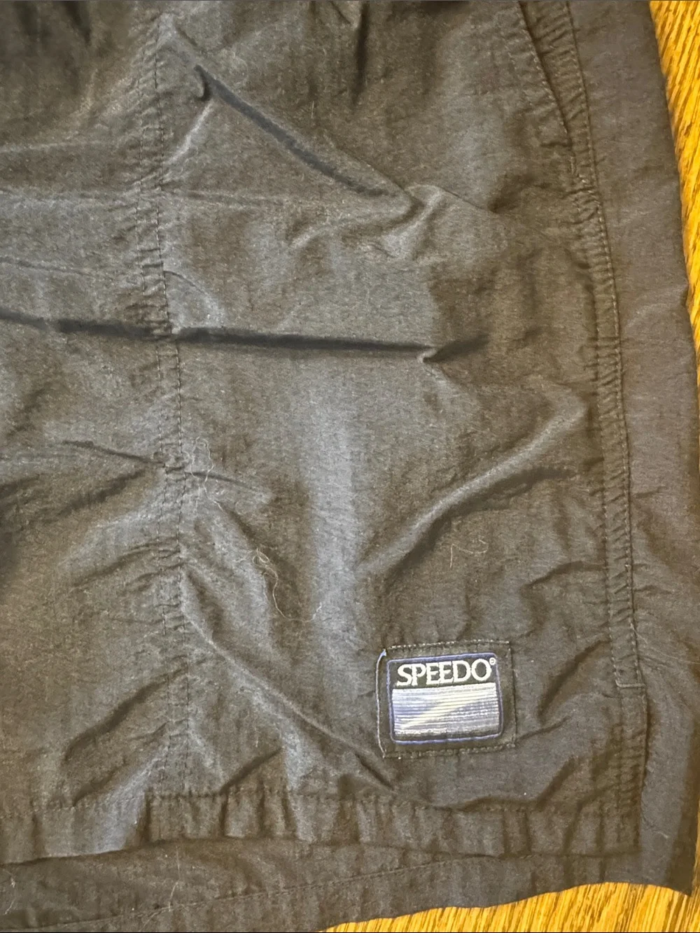 Speedo Black Men's Swim Trunks, M